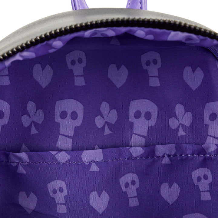 Disney The Nightmare Before Christmas Triple Pocket Glow in the Dark Mini Backpack