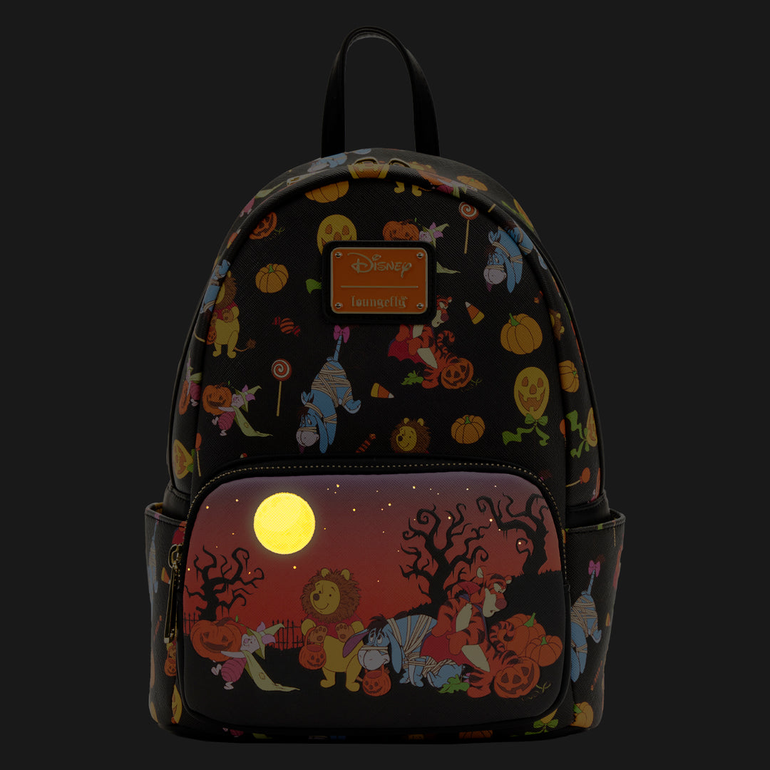 Loungefly Disney Winnie the Pooh Halloween Glow in the Dark Mini Backpack