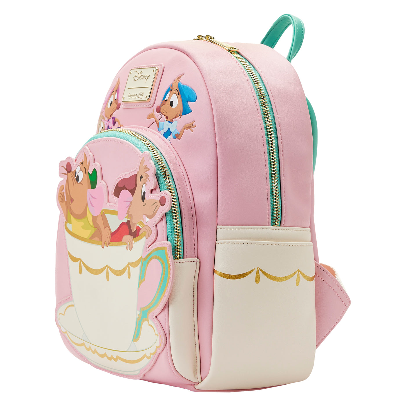 Disney Cinderella Gus Gus & Jack Teacup Mini Backpack