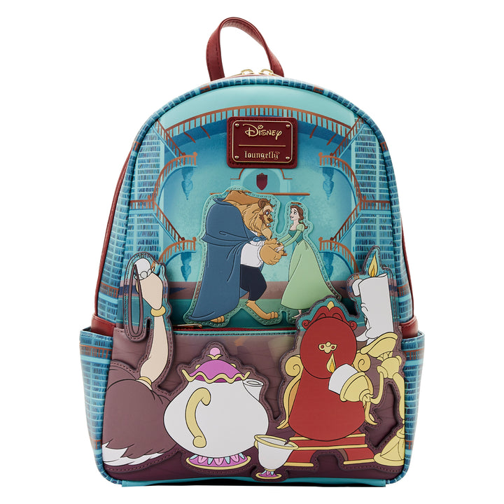 Disney Beauty and the Beast Library Scene Mini Backpack