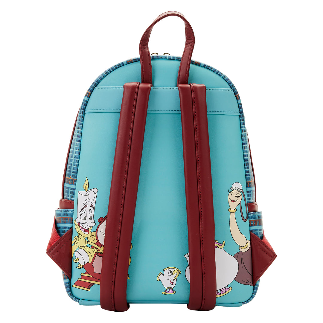 Disney Beauty and the Beast Library Scene Mini Backpack