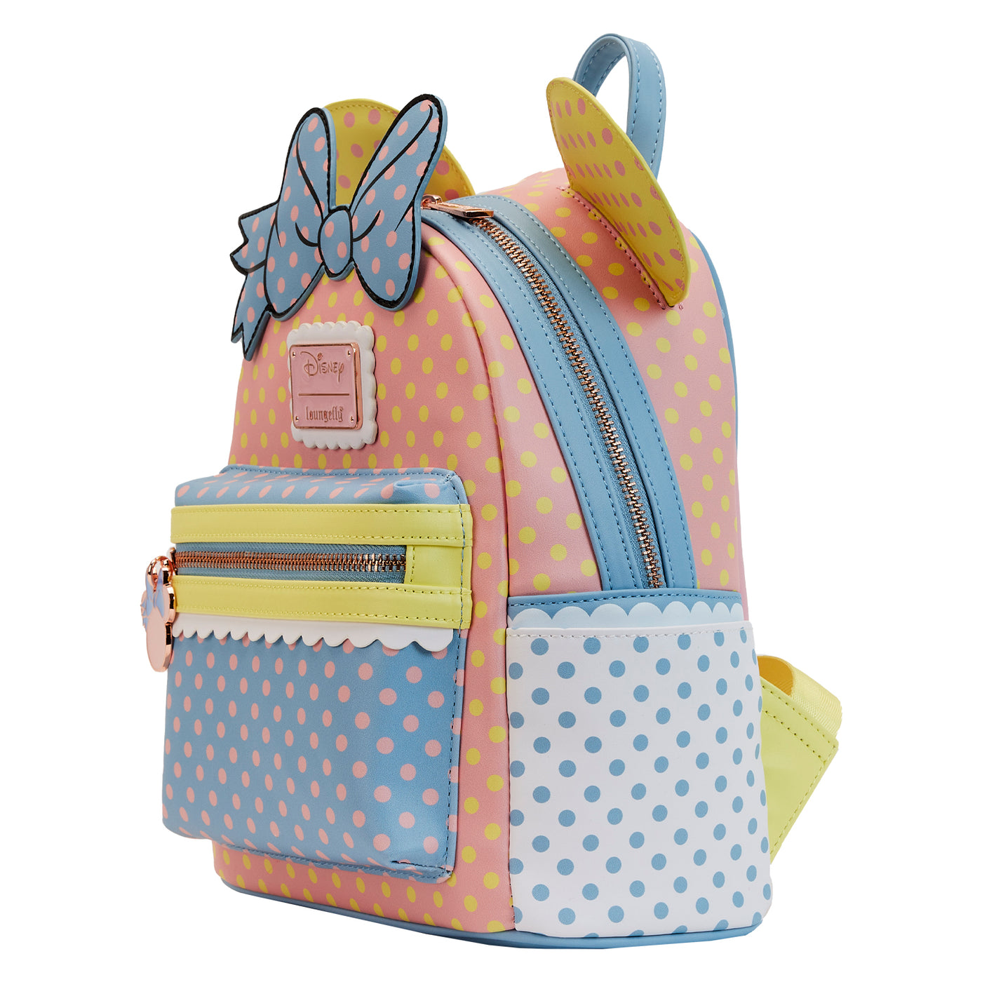 Disney Minnie Pastel Color Block Dots Mini Backpack