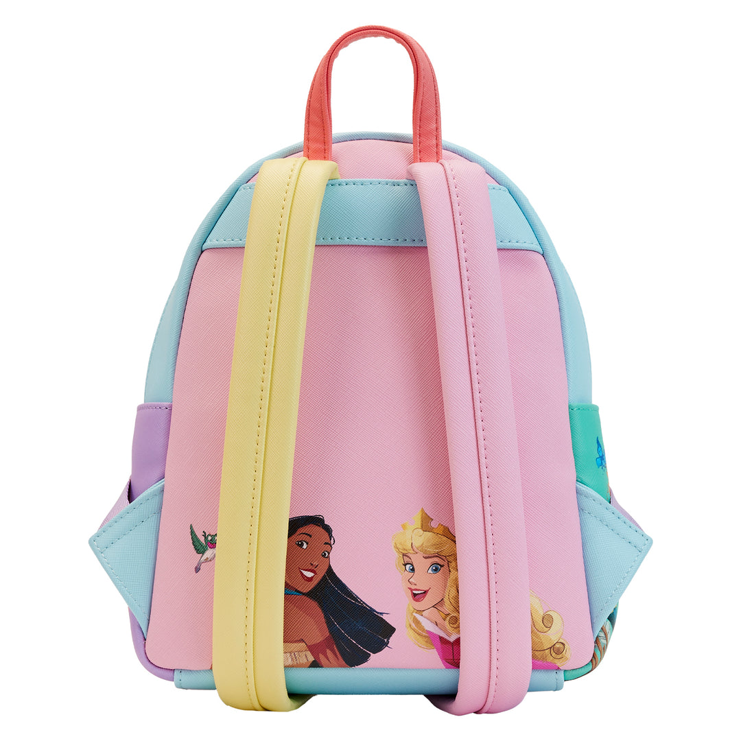 Disney Princess Collage Triple Pocket Mini Backpack