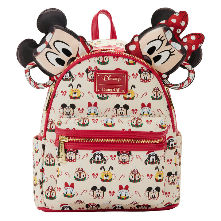 Disney Holiday Hot Cocoa Mugs AOP Mini Backpack W/Headband Ears Set