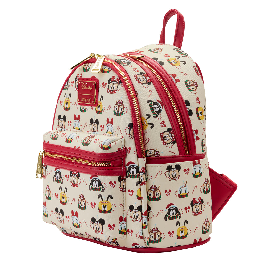 Disney Holiday Hot Cocoa Mugs AOP Mini Backpack W/Headband Ears Set