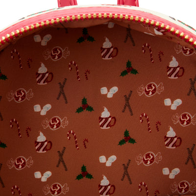 Disney Holiday Hot Cocoa Mugs AOP Mini Backpack W/Headband Ears Set