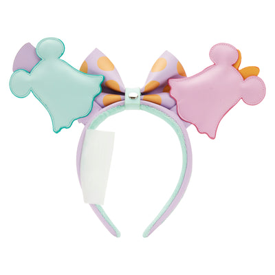Disney Pastel Ghost Minnie & Mickey Glow in the Dark Ears Headband