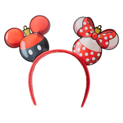 Disney Mickey & Minnie Holiday Ornament Ears Headband