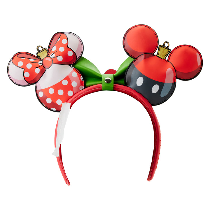 Disney Mickey & Minnie Holiday Ornament Ears Headband