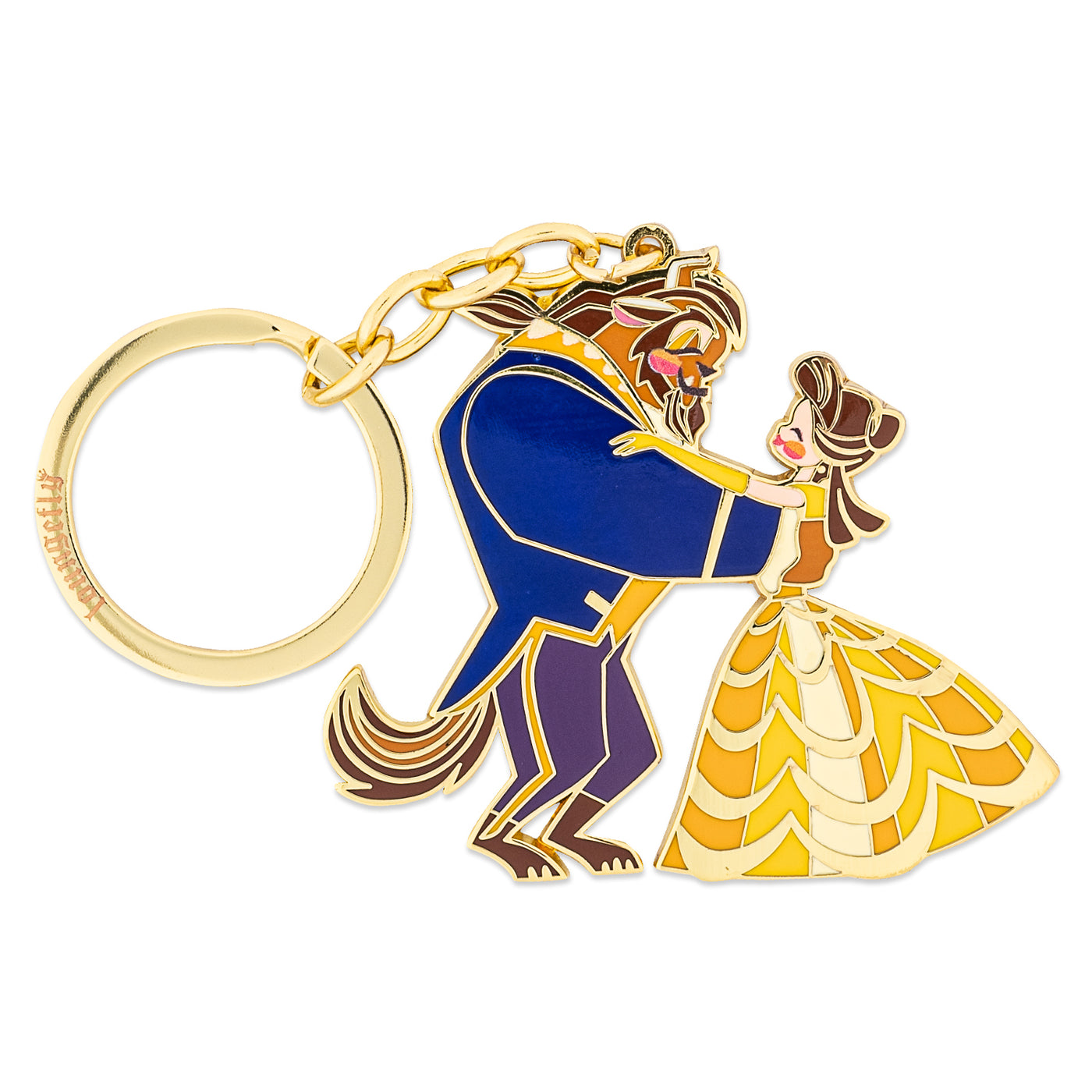 Loungefly Disney Beauty and the Beast Dancing Keychain