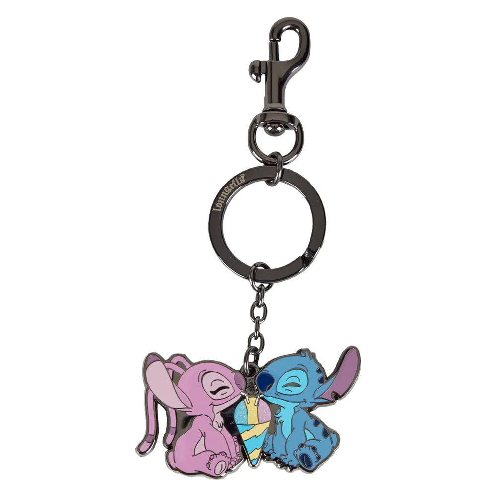 Loungefly Disney Lilo & Stitch W/Angel Keychain