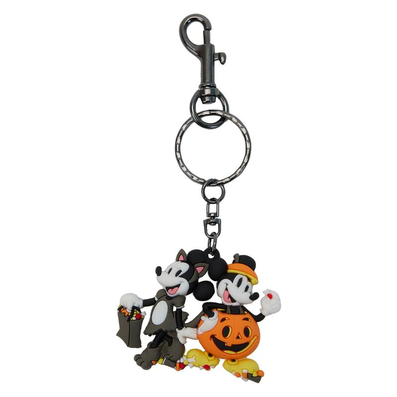 Loungefly Disney Mickey & Minnie Halloween Keychain