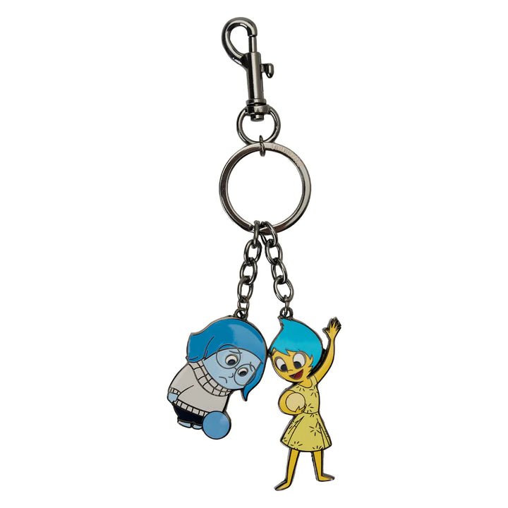 Loungefly Disney Pixar Inside Out Joy & Sadness Keychain