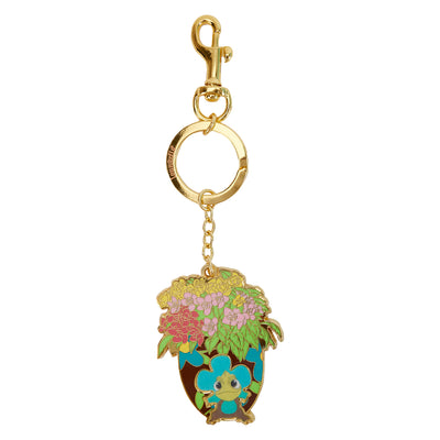 Disney Tangled Lenticular Pascal Flowers Keychain