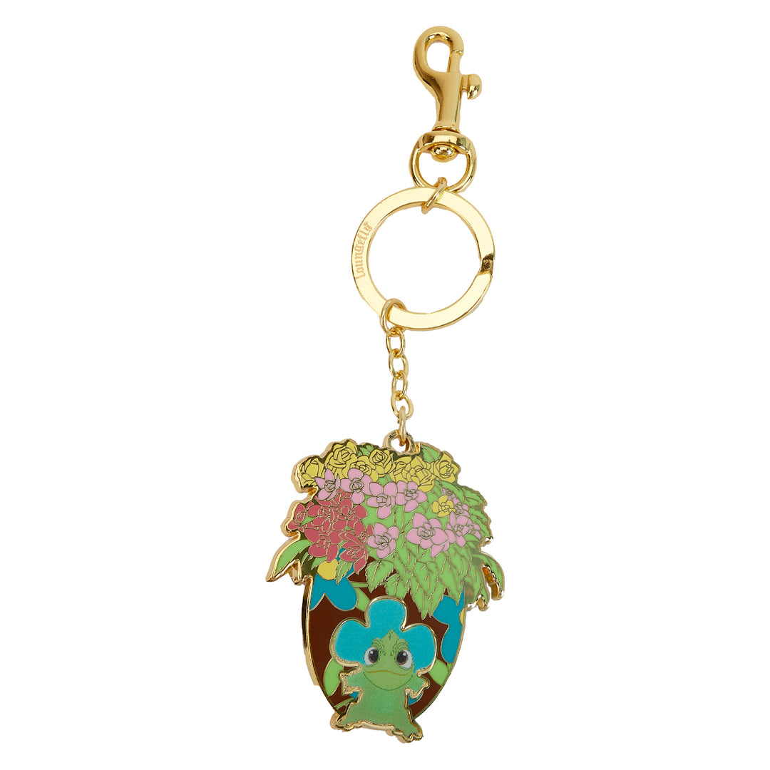 Loungefly Disney Tangled Lenticular Pascal Flowers Keychain