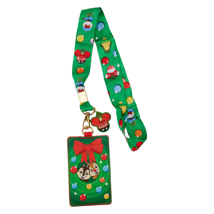 Disney Chip & Dale Ornaments Lanyard W/PU Cardholder