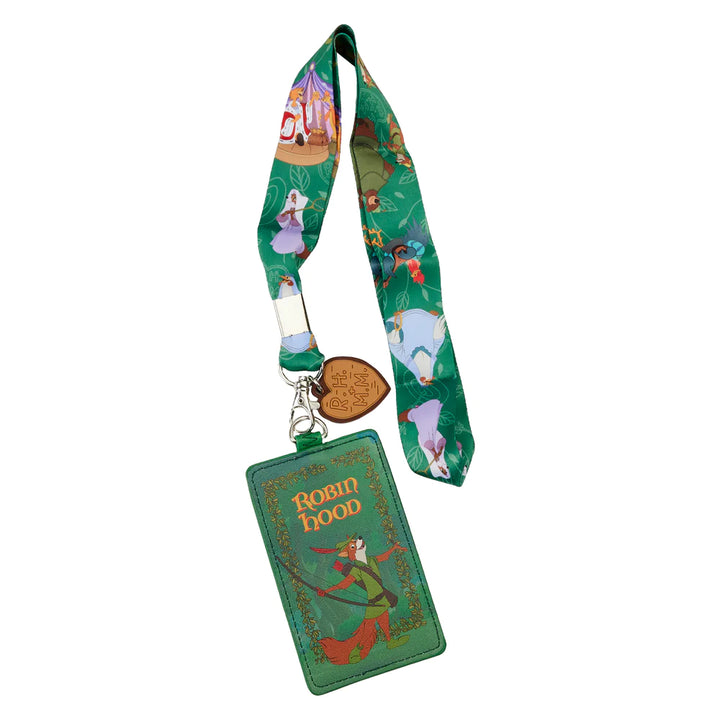 Disney Robin Hood Classic Book Lanyard W/PU Cardholder