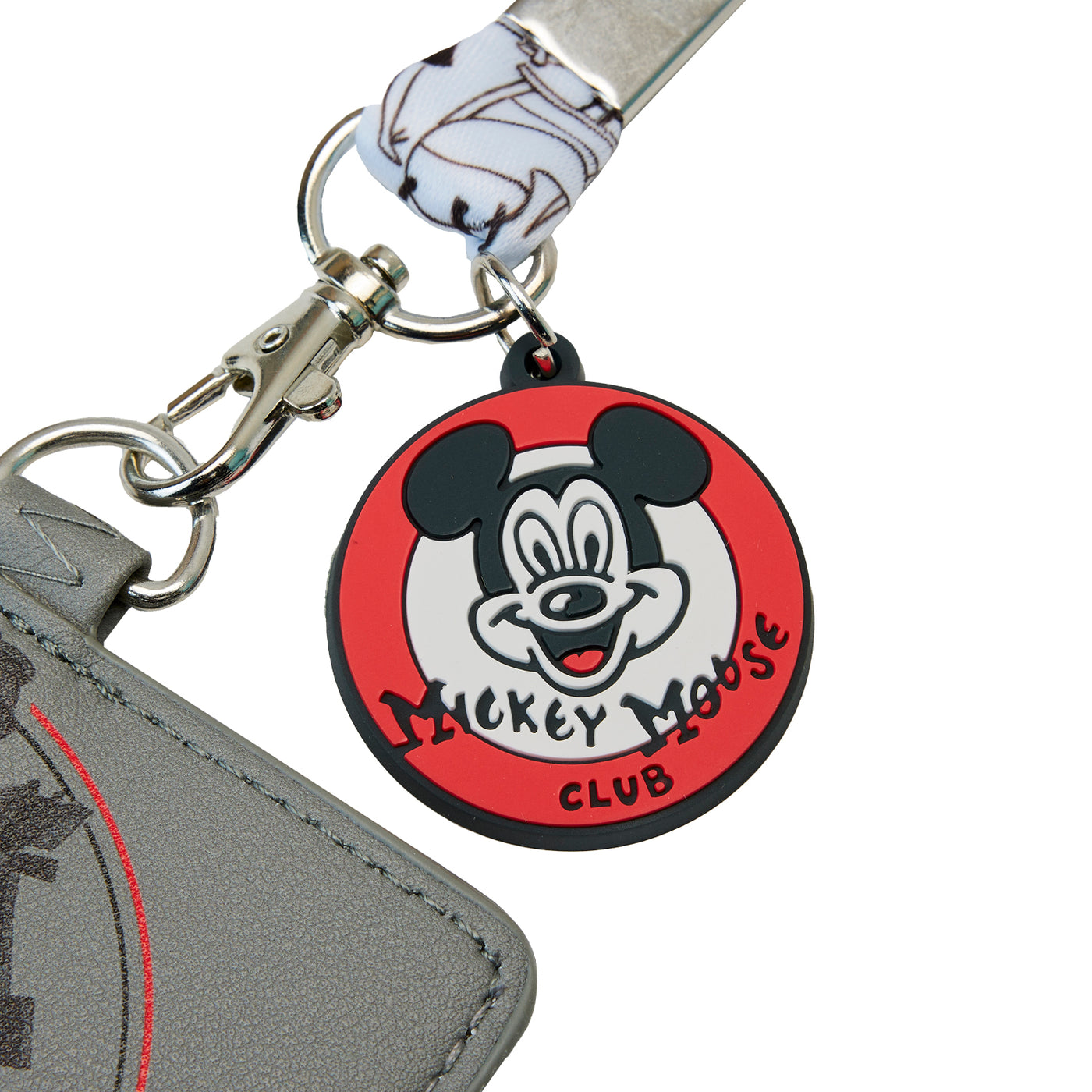 Disney 100th Anniversary Mickey Mouse Clubhouse Lanyard W/Cardholder