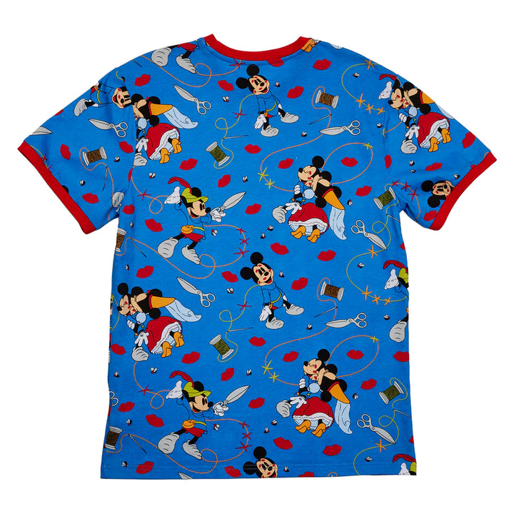 Disney Brave Little Tailor Mickey & Minnie Print Tee