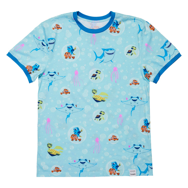 Disney Pixar Finding Nemo 20th Anniversary Bubbles Print Tee