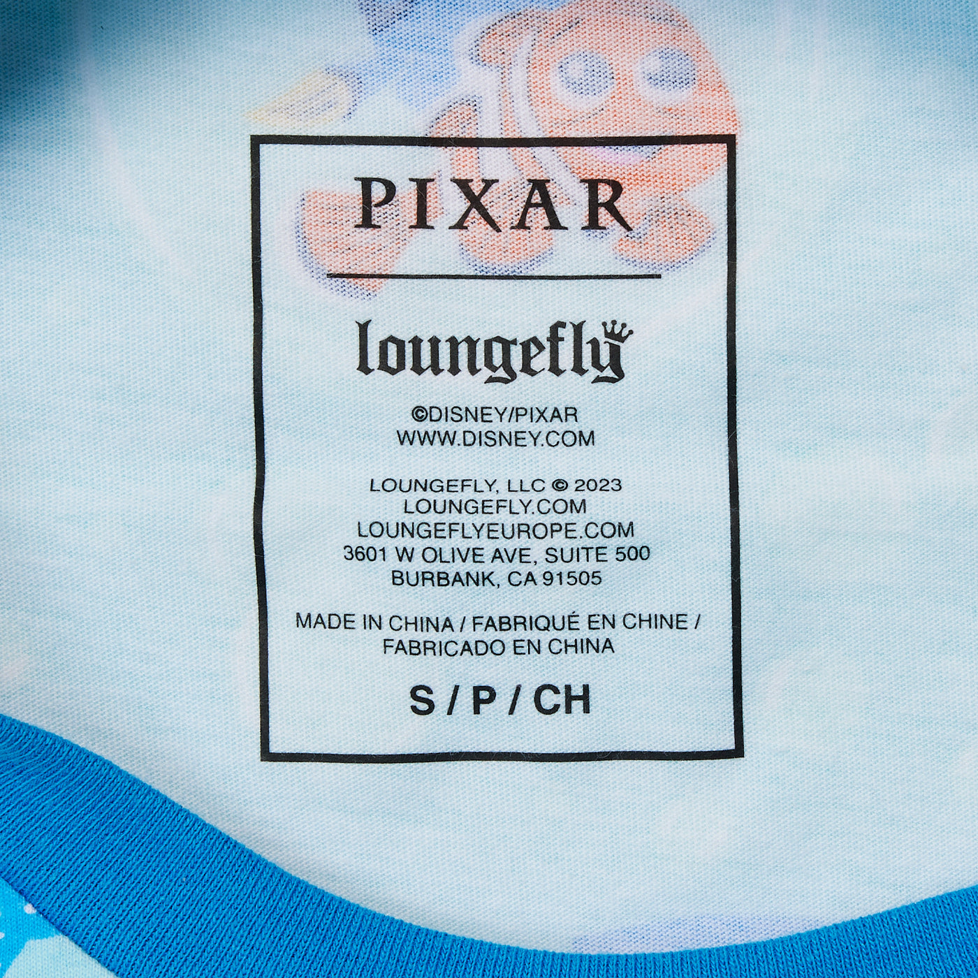 Disney Pixar Finding Nemo 20th Anniversary Bubbles Print Tee