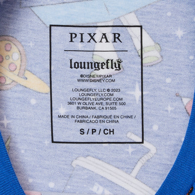 Loungefly Disney Pixar Toy Story Pizza Planet Alien AOP Print Tee