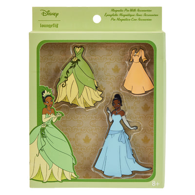Disney Princess Tiana Paper Doll Magnetic Pin Set