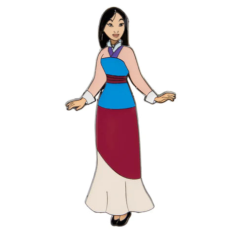 Disney Mulan Paper Doll Magnetic Pin Set