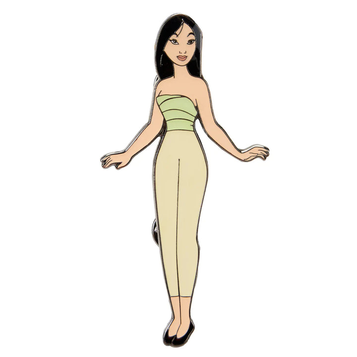 Disney Mulan Paper Doll Magnetic Pin Set