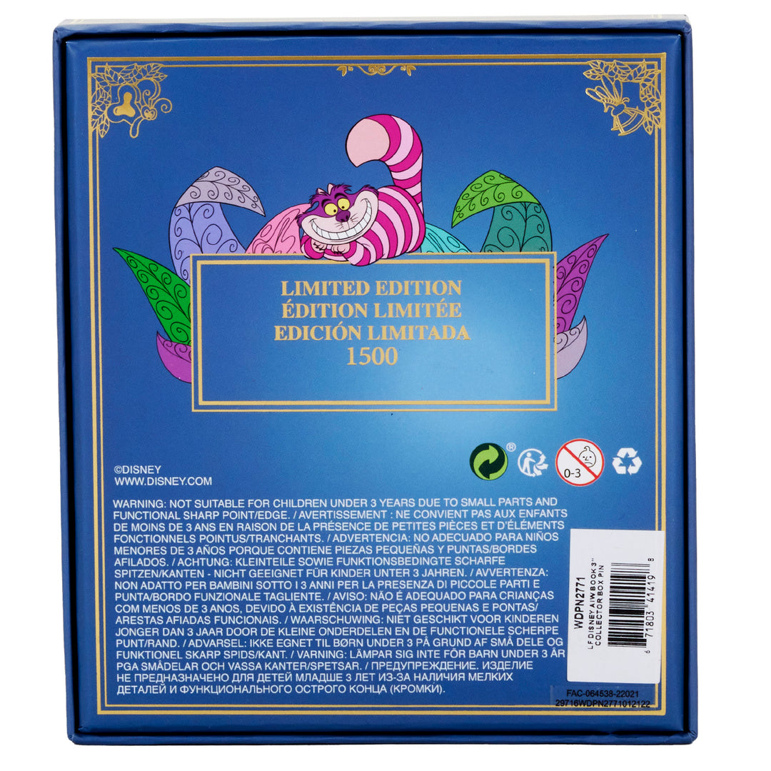 Loungefly Alice in Wonderland Book 3" Collector Box Pin