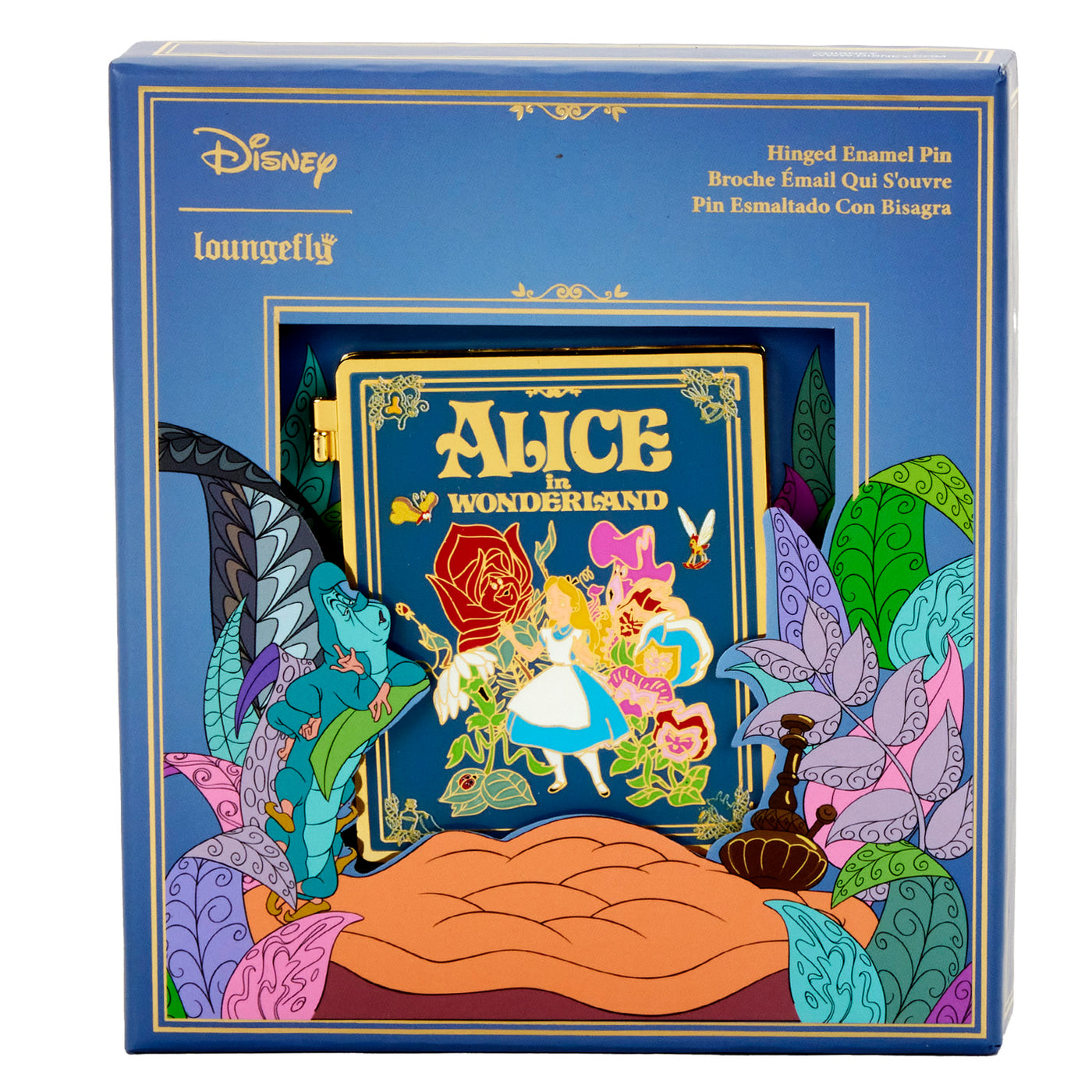 Loungefly Alice in Wonderland Book 3" Collector Box Pin