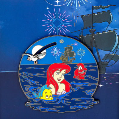 Loungefly Disney The Little Mermaid Ariel Fireworks 3" Collector Box Pin