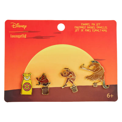 Loungefly Disney Hercules 25th Anniversary 4 Pc Pin Set