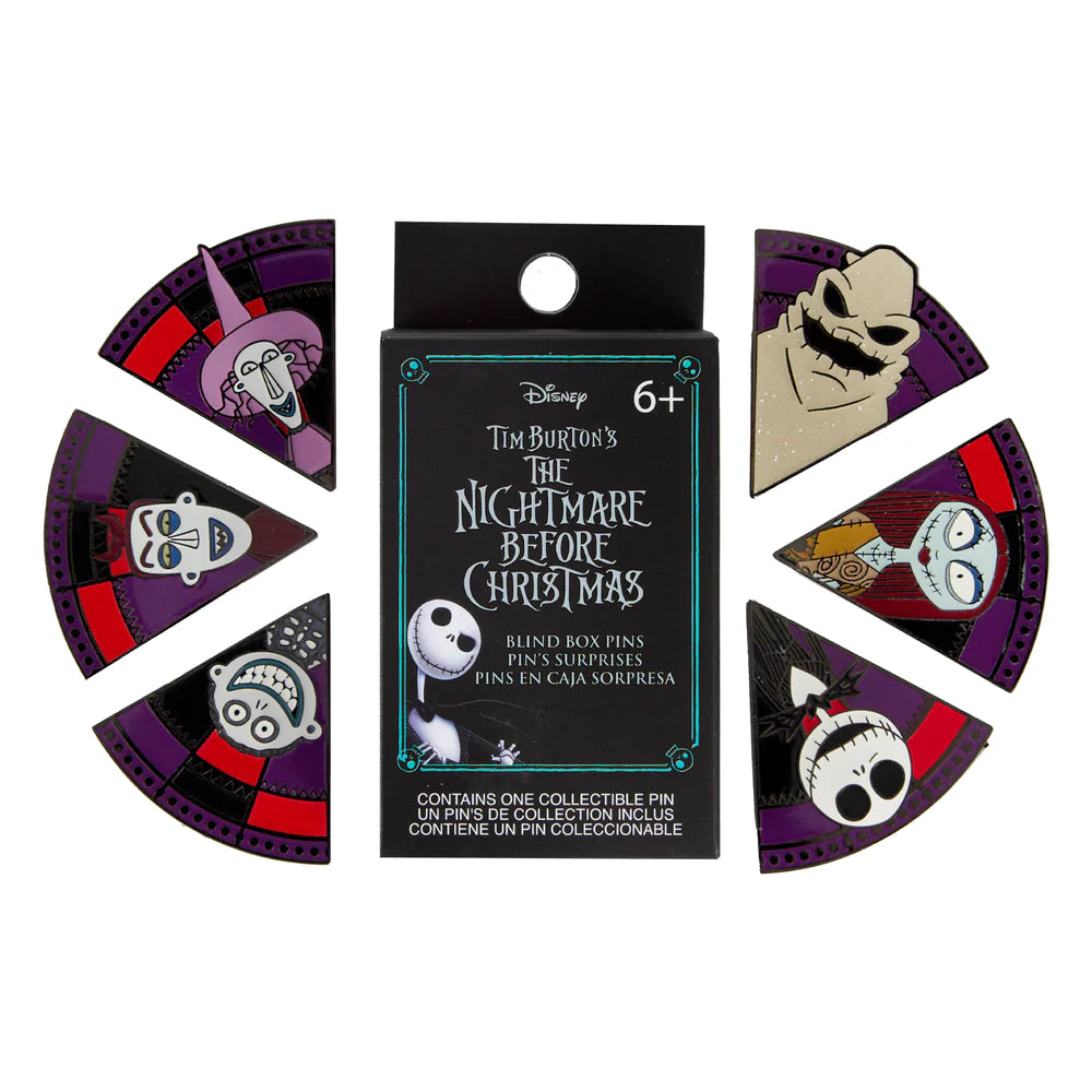 Loungefly Disney The Nightmare Before Christmas Oogie Boogie Wheel Blind Box Pin