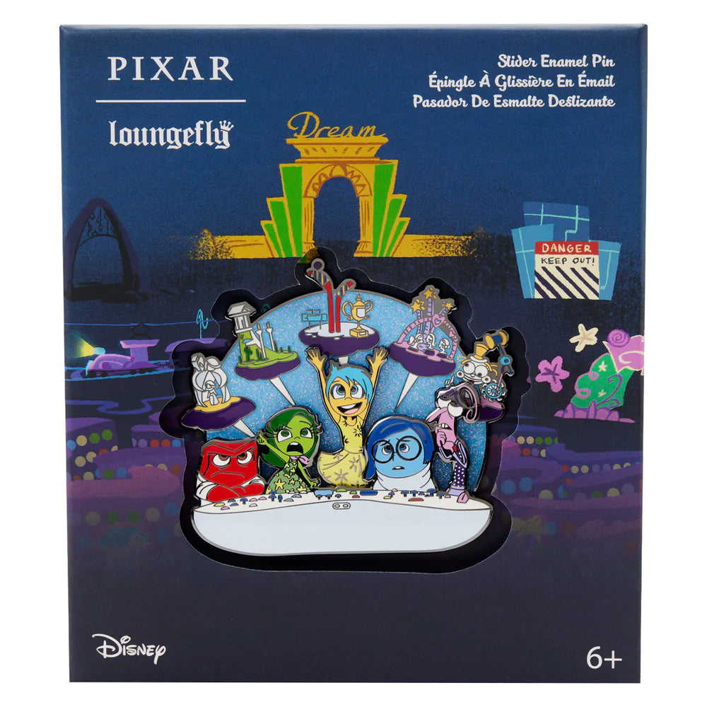 Disney Pixar Inside Out Control Panel 3" Collector Box Pin