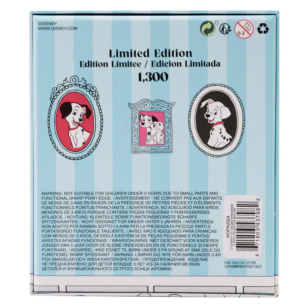 Disney 101 Dalmatians Book 3" Collector Box Pin