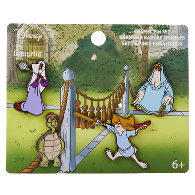 Disney Robin Hood Badminton 4 Pc Pin Set