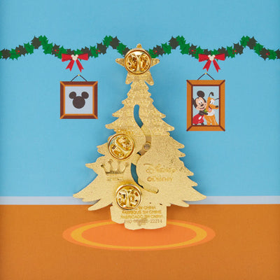 Disney Chip & Dale Tree Ornaments 3" Collector Box Pin