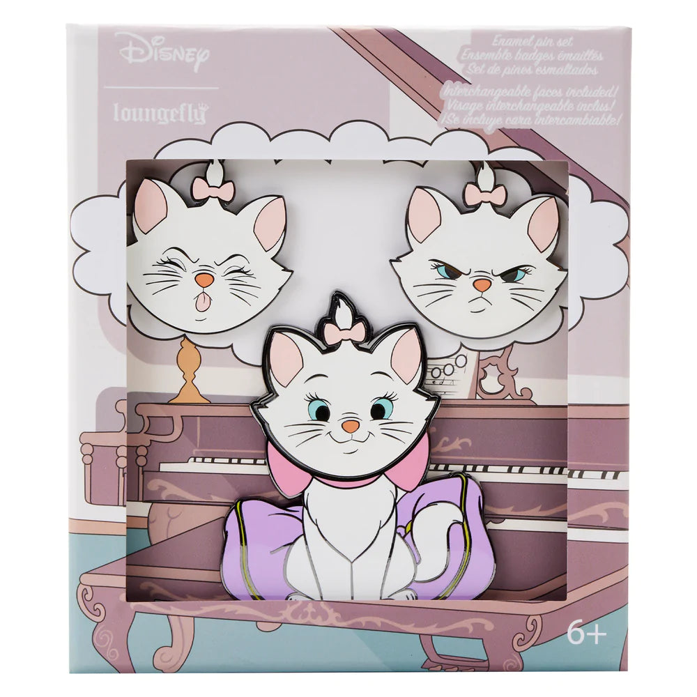 Disney The Aristocats Marie Mixed Emotions Pin Set