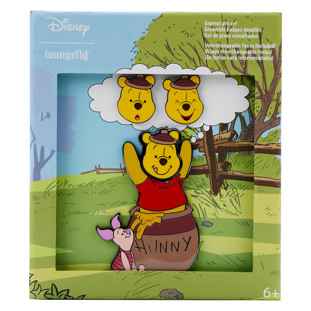 Disney Winnie the Pooh Mixed Emotions Pin Set