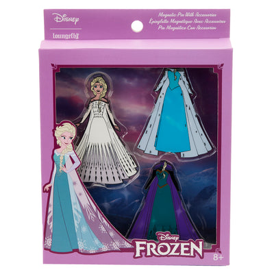 Disney Frozen Elsa Paper Doll Magnetic Pin Set