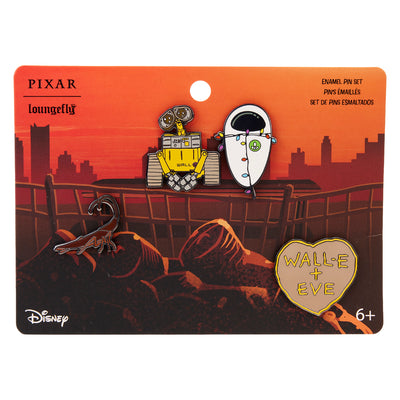 Disney Pixar Wall-e Date Night 4 Pc Pin Set