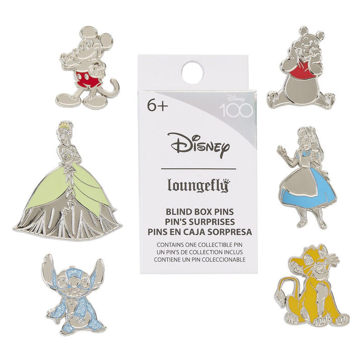 Disney 100th Anniversary Platinum Characters Blind Box Pin