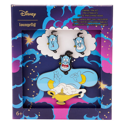 Disney Aladdin Genie Mixed Emotions Pin Set