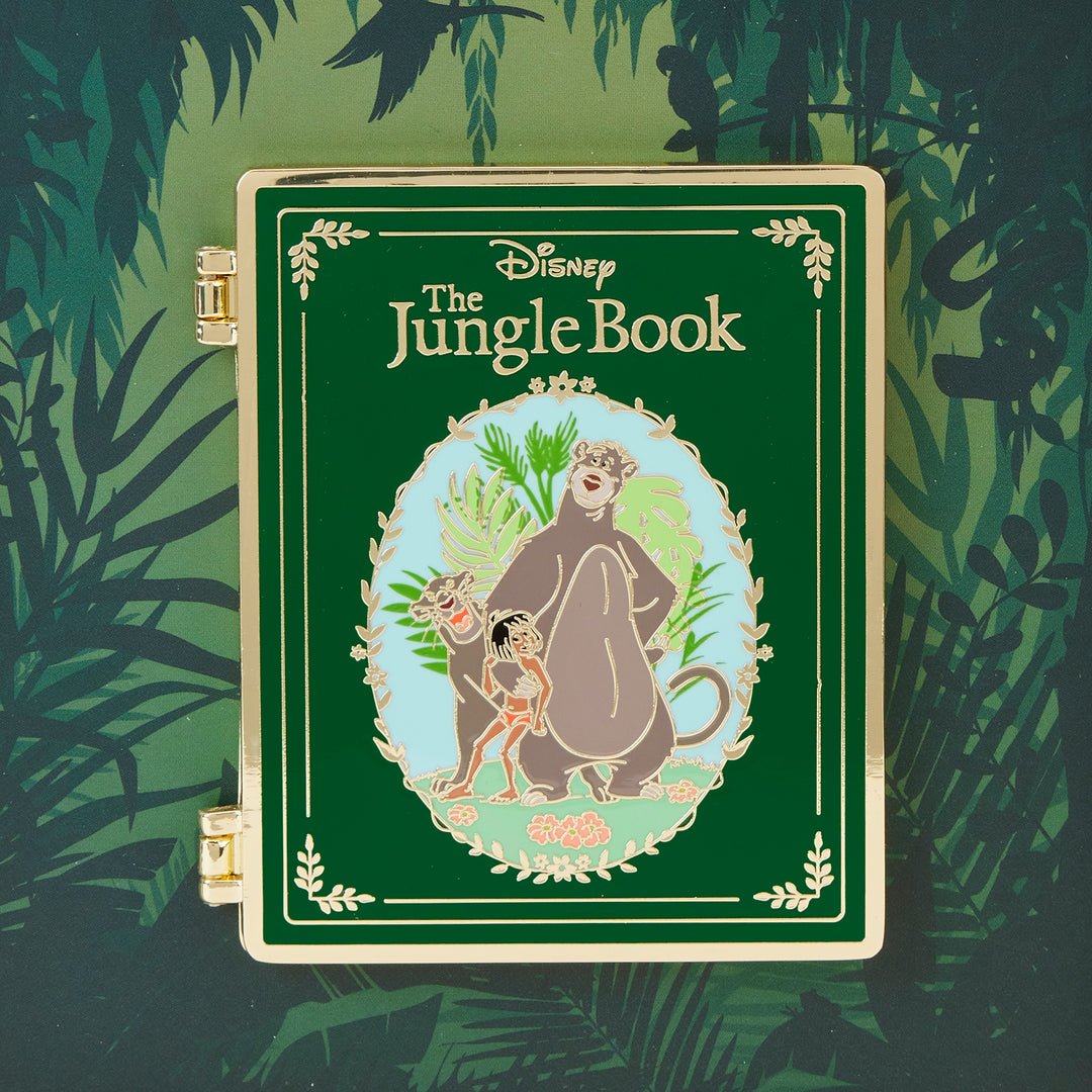 Disney Jungle Book Classic Book 3" Collector's Box Pin Limited Edition