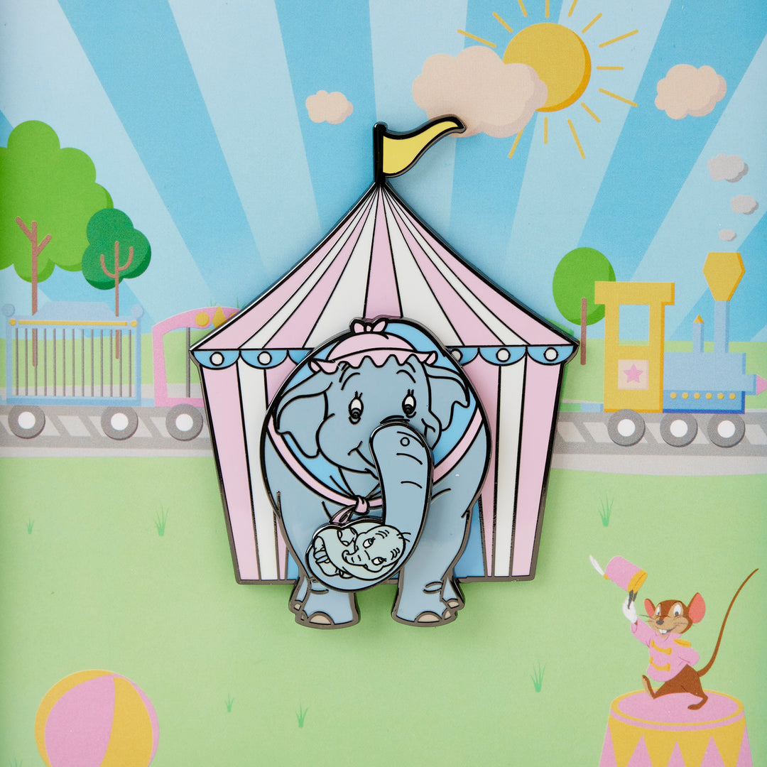 Disney Dumbo Mrs. Jumbo Cradle Trunk 3" Collector's Box Pin Limited Edition