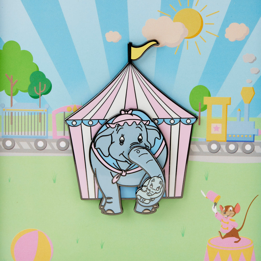 Disney Dumbo Mrs. Jumbo Cradle Trunk 3" Collector's Box Pin Limited Edition