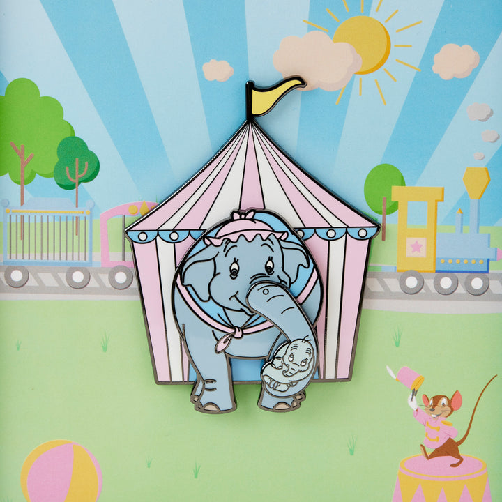 Disney Dumbo Mrs. Jumbo Cradle Trunk 3" Collector's Box Pin Limited Edition