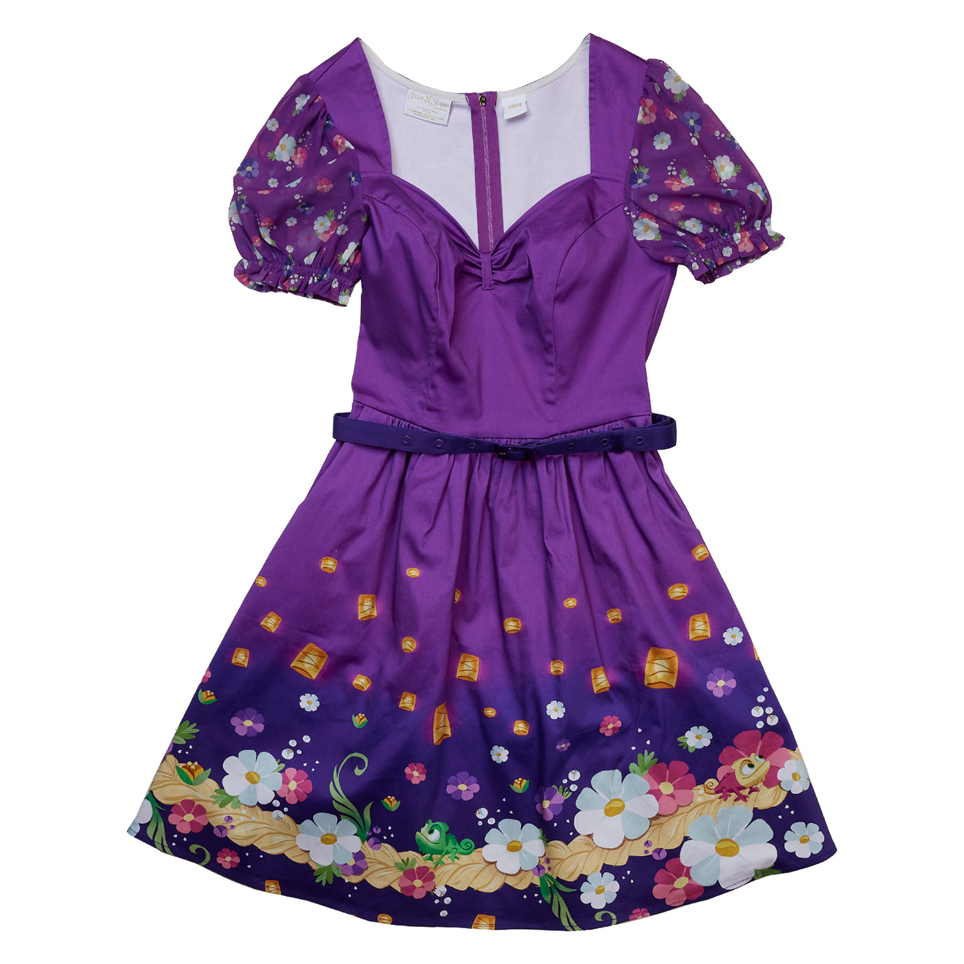 Stitch Shoppe by Loungefly Disney Tangled Rapunzel Floral Lantern "Allison" Dress