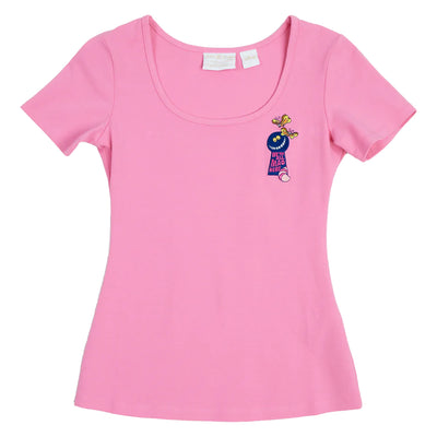Stitch Shoppe by Loungefly Disney Alice in Wonderland Mad Keyhole "Kelly" Fashion Top Shirt